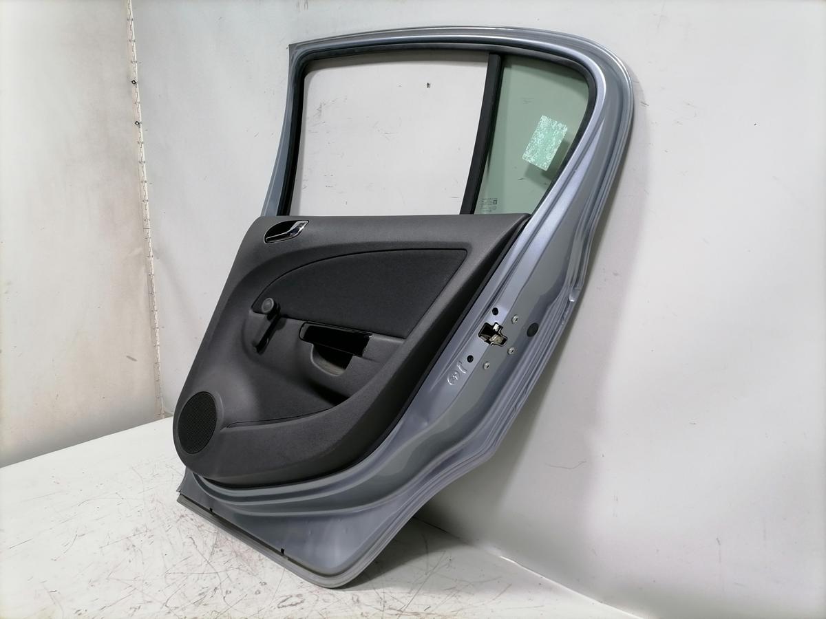 Opel Corsa D original T&uuml;r hinten rechts Z163 Lichtsilber Rohbau Bj.2007